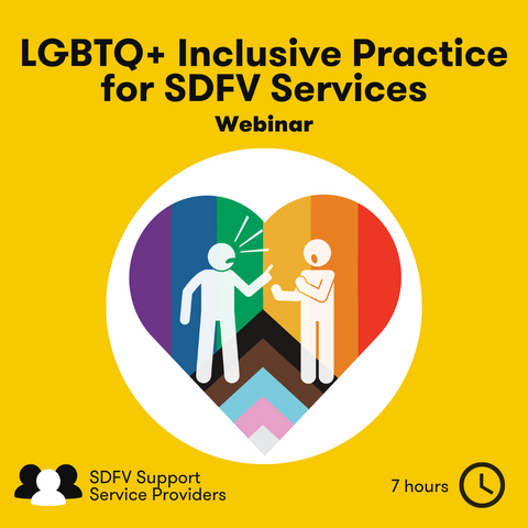 LGBTQ+ Inclusive Practice for SDFV Services Webinar