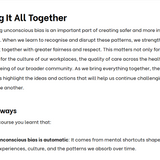 Disrupting Unconscious Bias eLearning