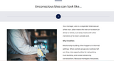 Disrupting Unconscious Bias eLearning