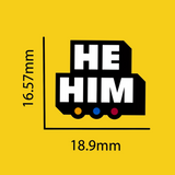 Pronoun & Ally Badge Set of 40