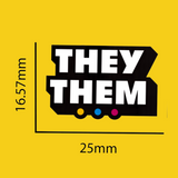 Pronoun & Ally Badge Set of 40